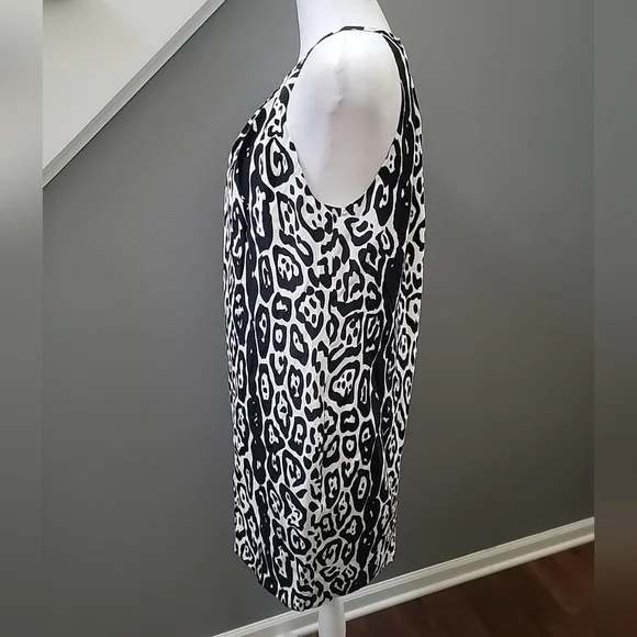 JAY GODFREY DIDDLEY DRESS ANIMAL PRINT 100% SILK ZIP BACK SZ Small - Picture 2 of 5